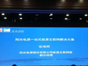 陽光電源 一站式能源互聯網解決方案引領新能源發電與儲能系統革新